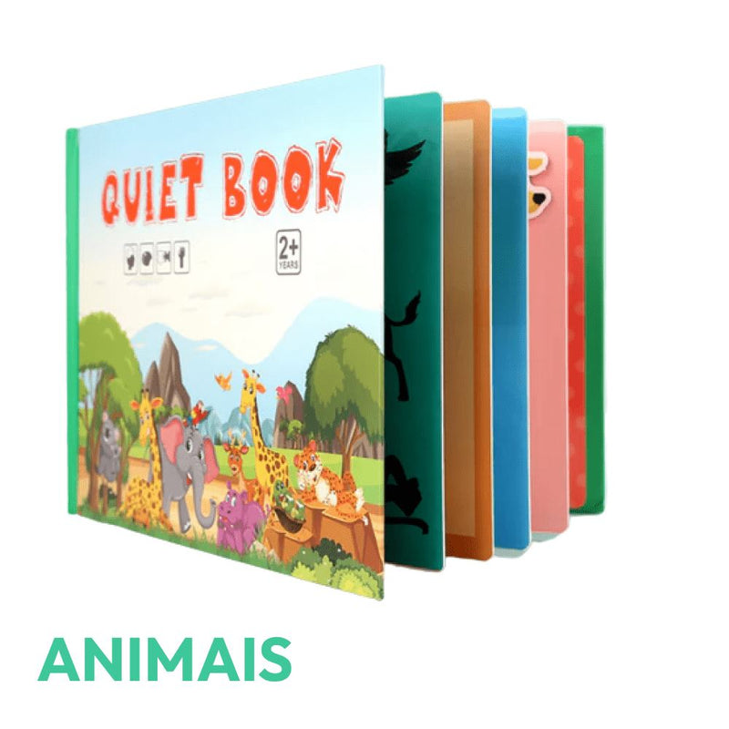 QuietBook - Livro Interativo Montessori + Brinde Supresa Exclusivo